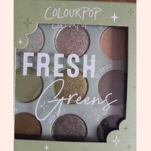 NEW Unopened Colourpop Fresh Greens eyeshadow pallette